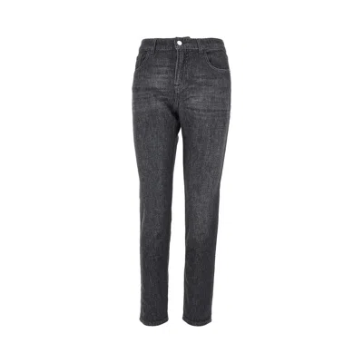 Emporio Armani Slim-fit Jeans In Black