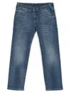 Emporio Armani J45 Straight-leg Jeans In Blue