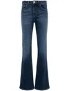Emporio Armani J47 Flared Jeans In Blue