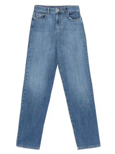 Emporio Armani J4b Jeans In Blue