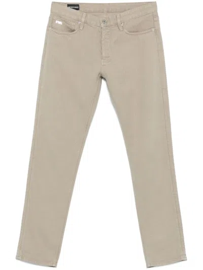 Emporio Armani Men's J75 Cotton Blend Jeans In Dove Grey
