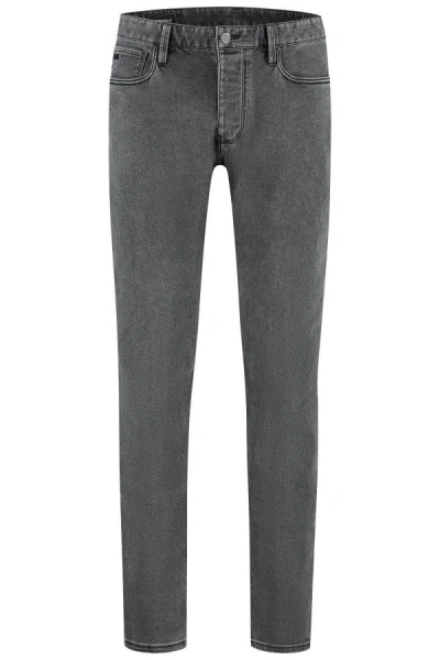 Emporio Armani J75 Mid Rise Jeans In Black