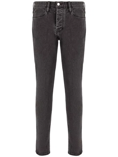 Emporio Armani J75 Slim-fit Stretch-denim Jeans In Black