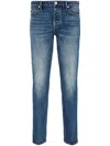 Emporio Armani J75 Slim-fit Stretch-denim Jeans In Blue