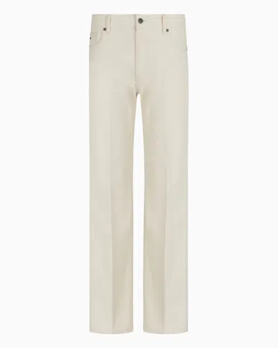EMPORIO ARMANI J76 STRAIGHT-FIT, BULL DENIM JEANS