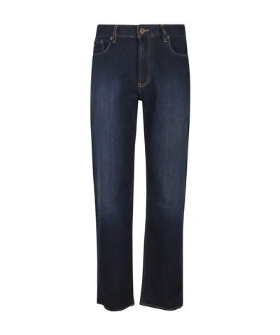 Emporio Armani J76 Jeans In Black