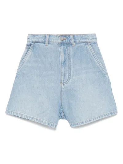 Emporio Armani Sky Blue Denim Shorts