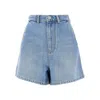 Emporio Armani 'j77' Denim Shorts In Blue