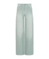 Emporio Armani Official Store J7e Mid-rise Straight-leg Jeans In Piece-dyed Cotton Drill In Green