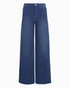 Emporio Armani J7e Mid-rise Straight-leg Jeans In Piece-dyed Cotton Drill In Marineblau
