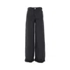 Emporio Armani 'j8b' Linen-blend Pants In Blue