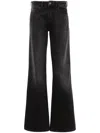 Emporio Armani J9d Flared Jeans In Black