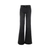 Emporio Armani J9d Flared Jeans In Black