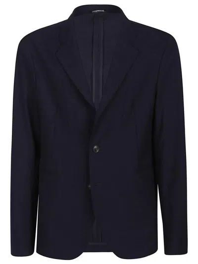 Emporio Armani Jacket In Blue