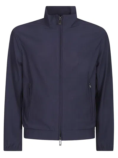 Emporio Armani Jacket In Blue