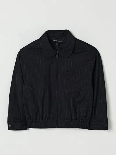 Emporio Armani Jacket  Kids Color Black In Animal Print