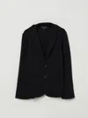 Emporio Armani Jacket  Kids Color Navy In Black