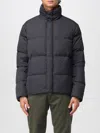 Emporio Armani Nylon Short Down Jacket In Black