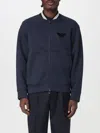 Emporio Armani Felpa Bomber Blu Navy In Blue