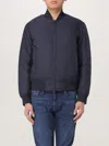 Emporio Armani Men's Nylon Bomber Jacket In Blau