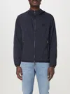 Emporio Armani Nylon Blouson Jacket In Blau