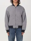 Emporio Armani Long-sleeved Double-sided Jacket In Grau
