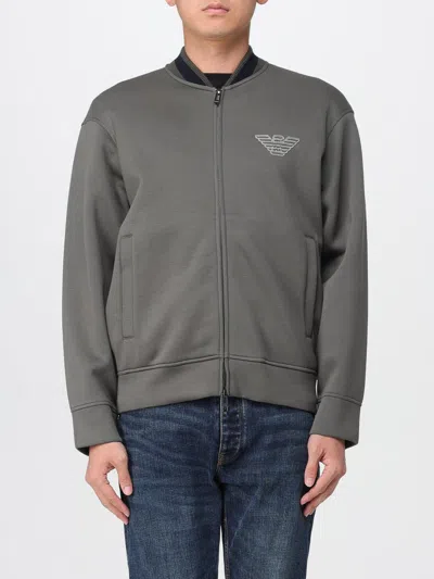 Emporio Armani Jacket  Men Color Military In Gray