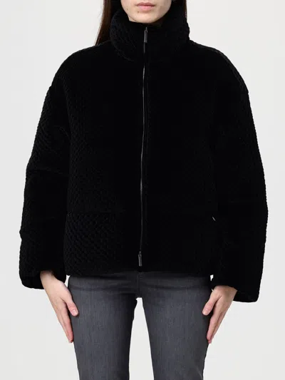 EMPORIO ARMANI JACKET EMPORIO ARMANI WOMAN COLOR BLACK,H56386002