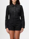 Emporio Armani Jacket  Woman Color Black In Schwarz