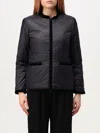 Emporio Armani Nylon Reversible Guru-collared Jacket In Schwarz