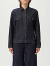 Emporio Armani Cotton Denim Jacket With Buttoned Cuffs