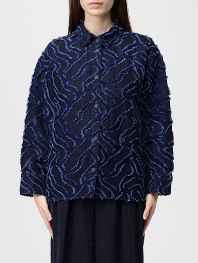 EMPORIO ARMANI JACKET EMPORIO ARMANI WOMAN COLOR DENIM,434736028