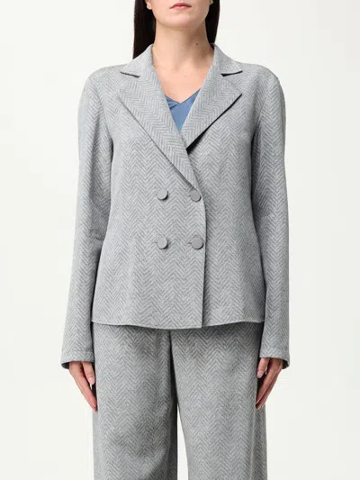 EMPORIO ARMANI BLAZER EMPORIO ARMANI WOMAN COLOR GREY,H34141020
