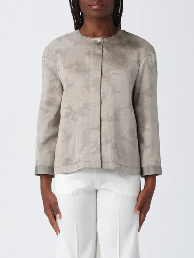 Emporio Armani Blazer  Woman Color Grey In Gray