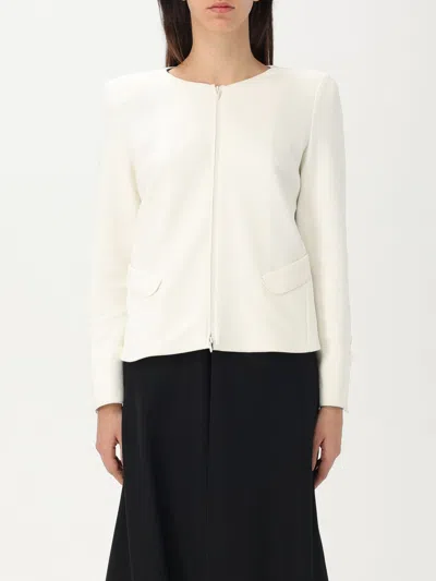 EMPORIO ARMANI JACKET EMPORIO ARMANI WOMAN COLOR WHITE,G77909001