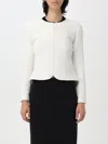 Emporio Armani Jacket  Woman Color White In Weiss