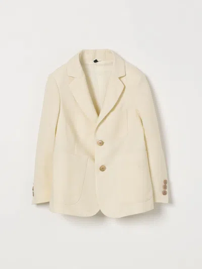 Emporio Armani Jacket  Kids Color Milk In Multi