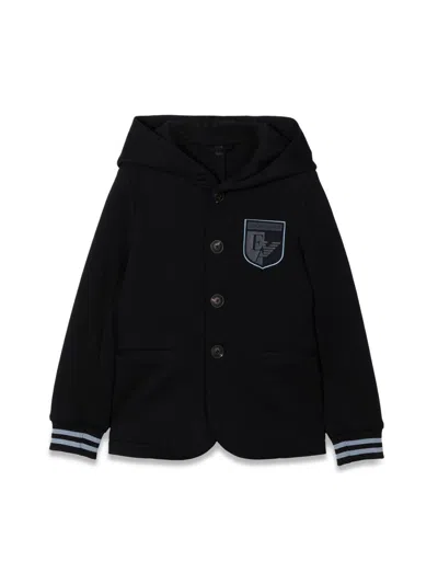 Emporio Armani Jacket With Logo In Black