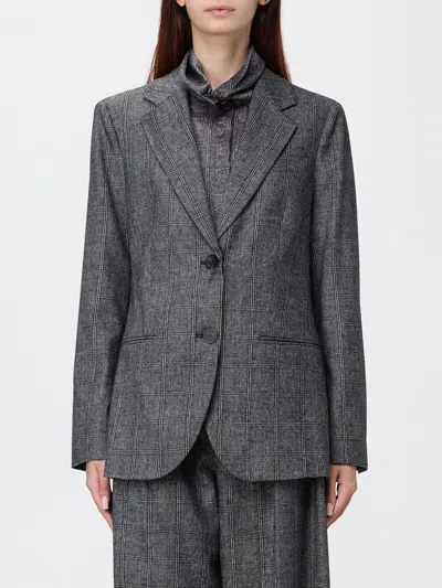 Emporio Armani Jacket Woman Color White In Gray