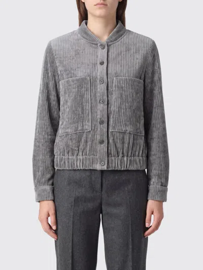 Emporio Armani Jacket Woman In Gray