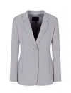 Emporio Armani Lapel Long Sleeve Casual Jacket