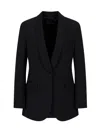 Emporio Armani Jackets Black In Black