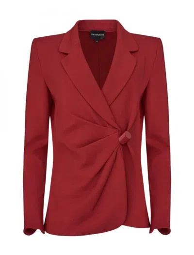Emporio Armani Jacket  Woman Color Cherry In Red