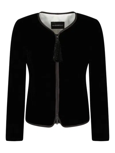 EMPORIO ARMANI EMPORIO ARMANI JACKETS BLACK