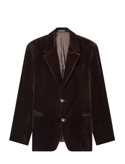 Emporio Armani Jackets In Black