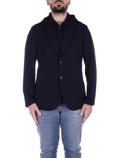 Emporio Armani Jackets Blue In Blu Blu E Verdi