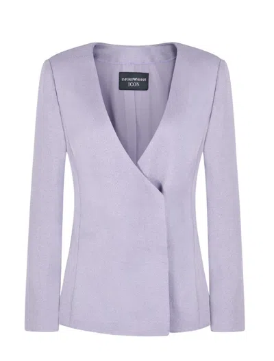 Emporio Armani Jackets In Purple