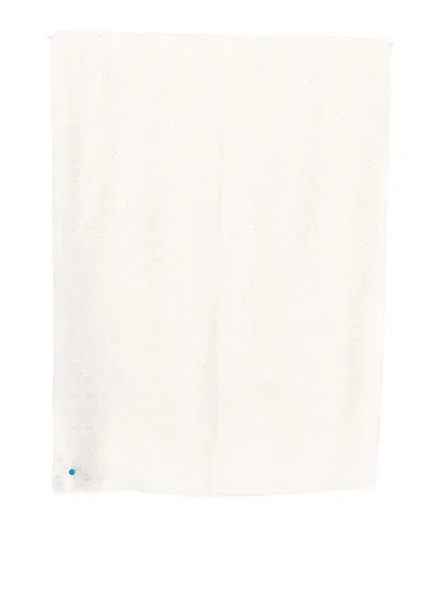 Emporio Armani Jacquard Stole In White