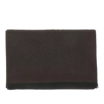 Emporio Armani Jacquard Viscose Blend Scarf
