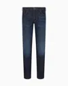 Emporio Armani Denim Cotton Jeans In Blue